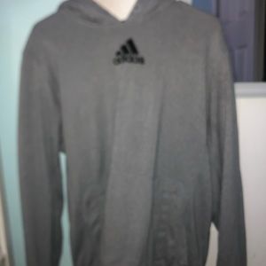 GRAY ADIDAS HOODIE